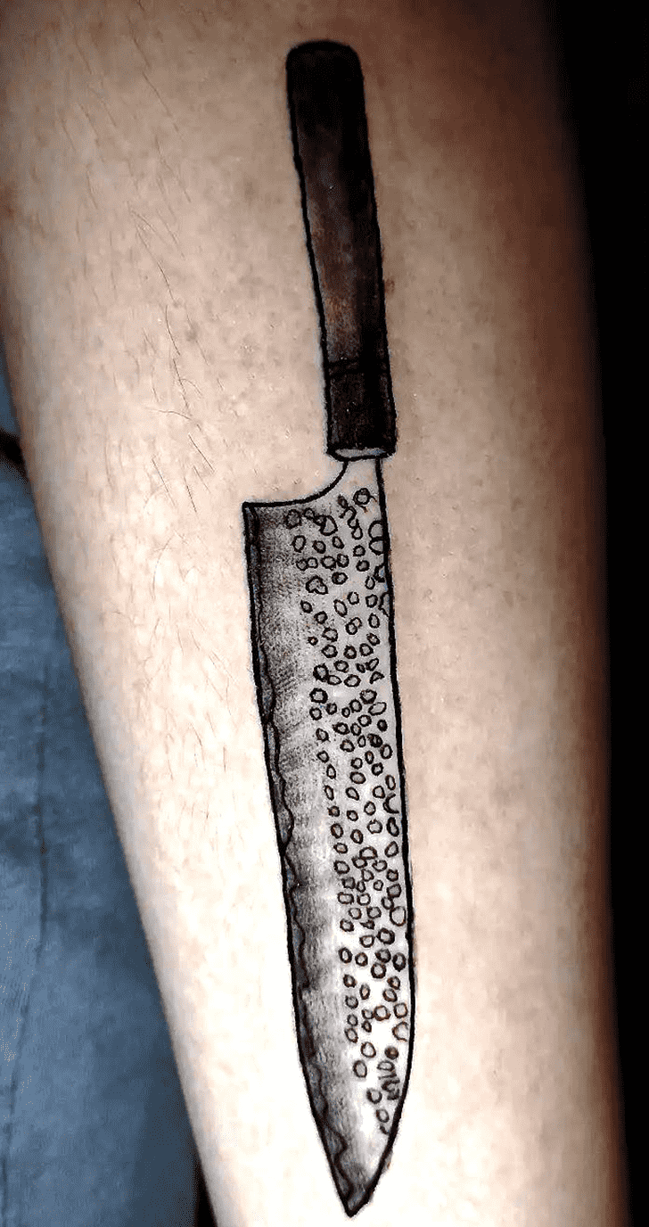 Knife Tattoo Photograph