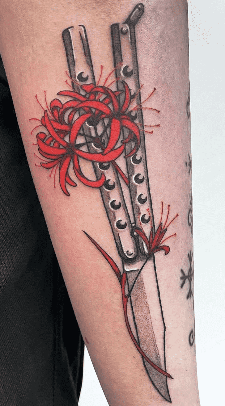 Knife Tattoo Design Image