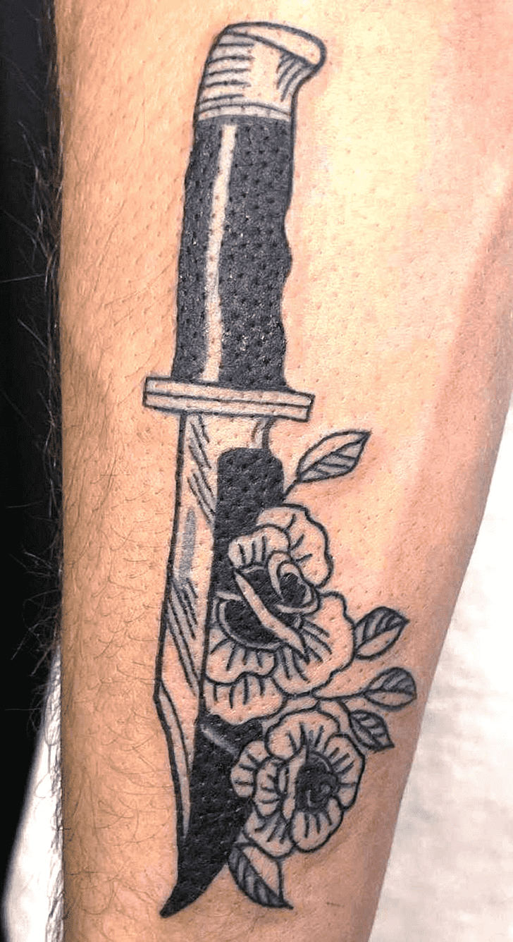 Knife Tattoo Portrait