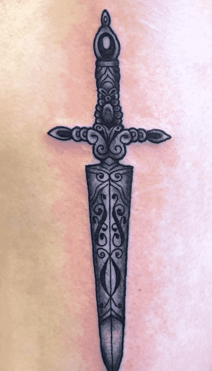 Knife Tattoo Ink