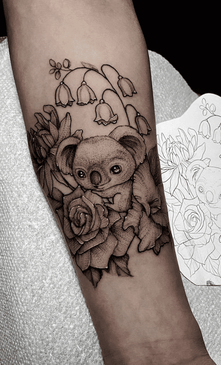 Koala Tattoo Shot