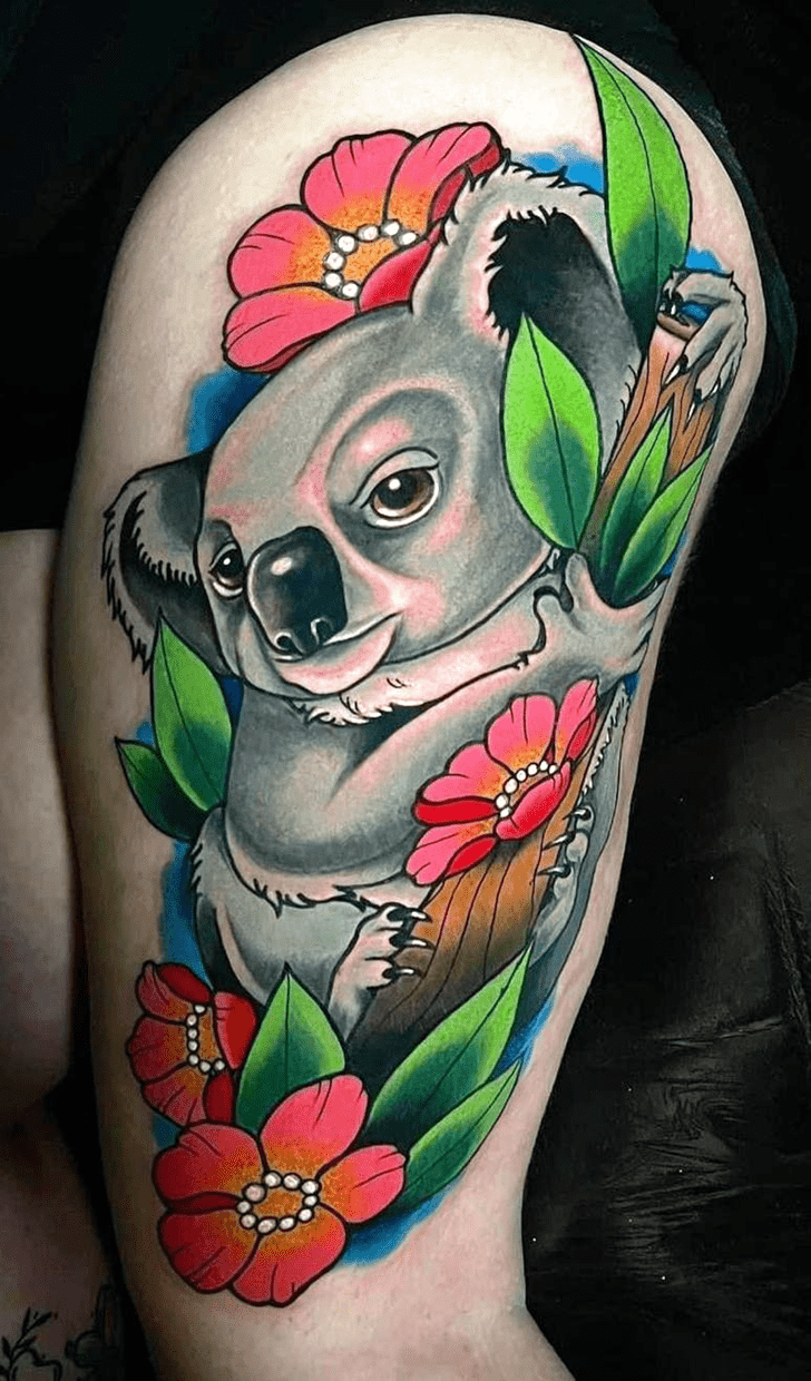 Koala Tattoo Portrait