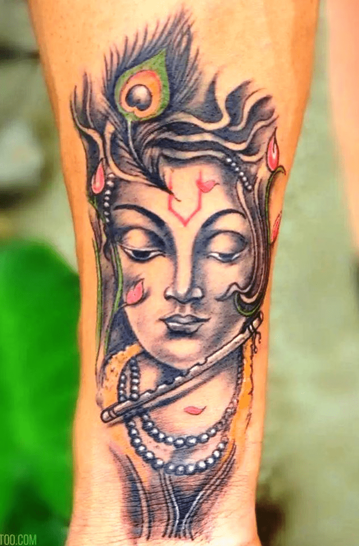 Krishna Janmashtami Tattoo Design Image