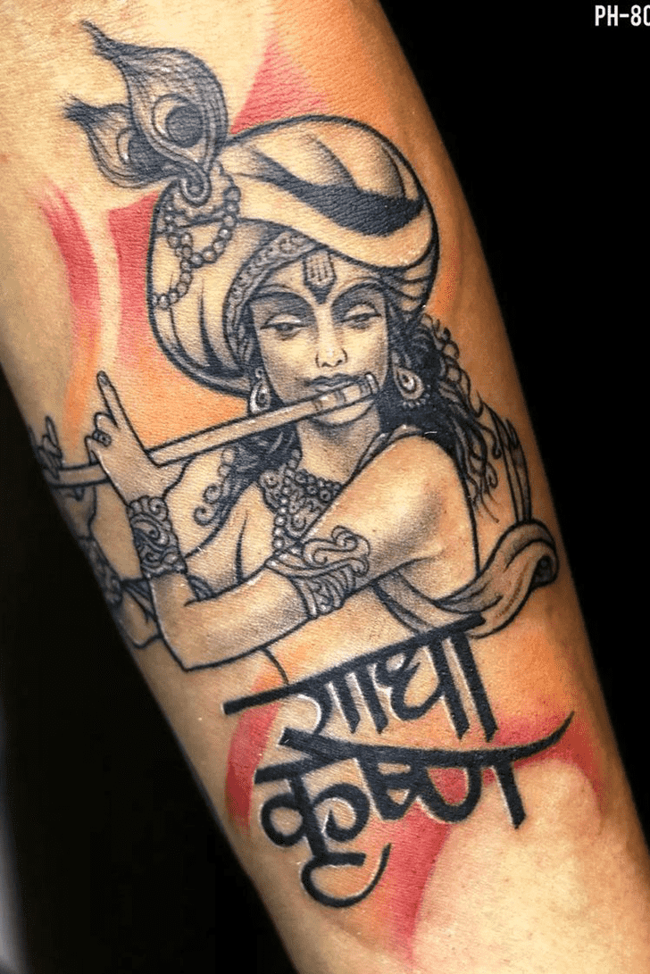 Krishna Tattoo Photograph