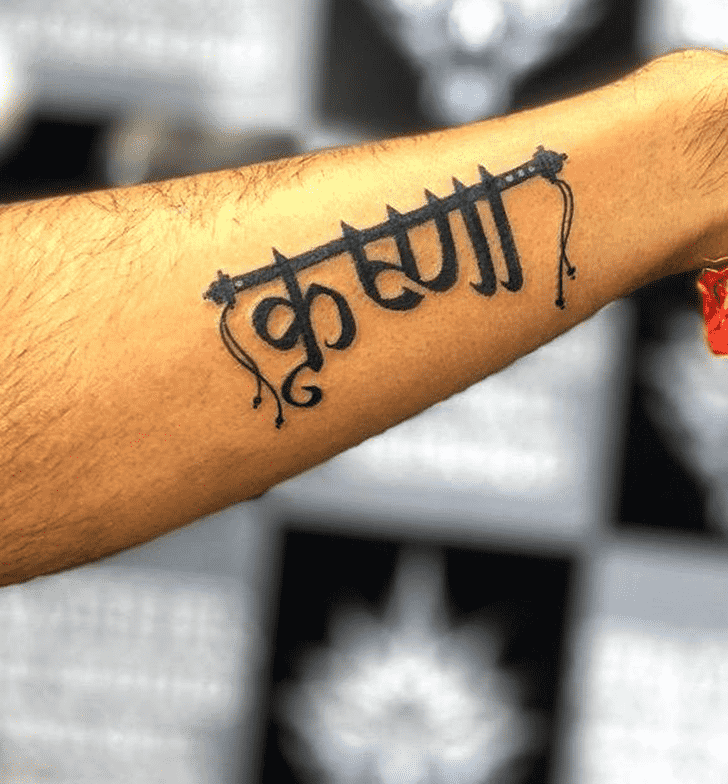 Krishna Tattoo Photograph