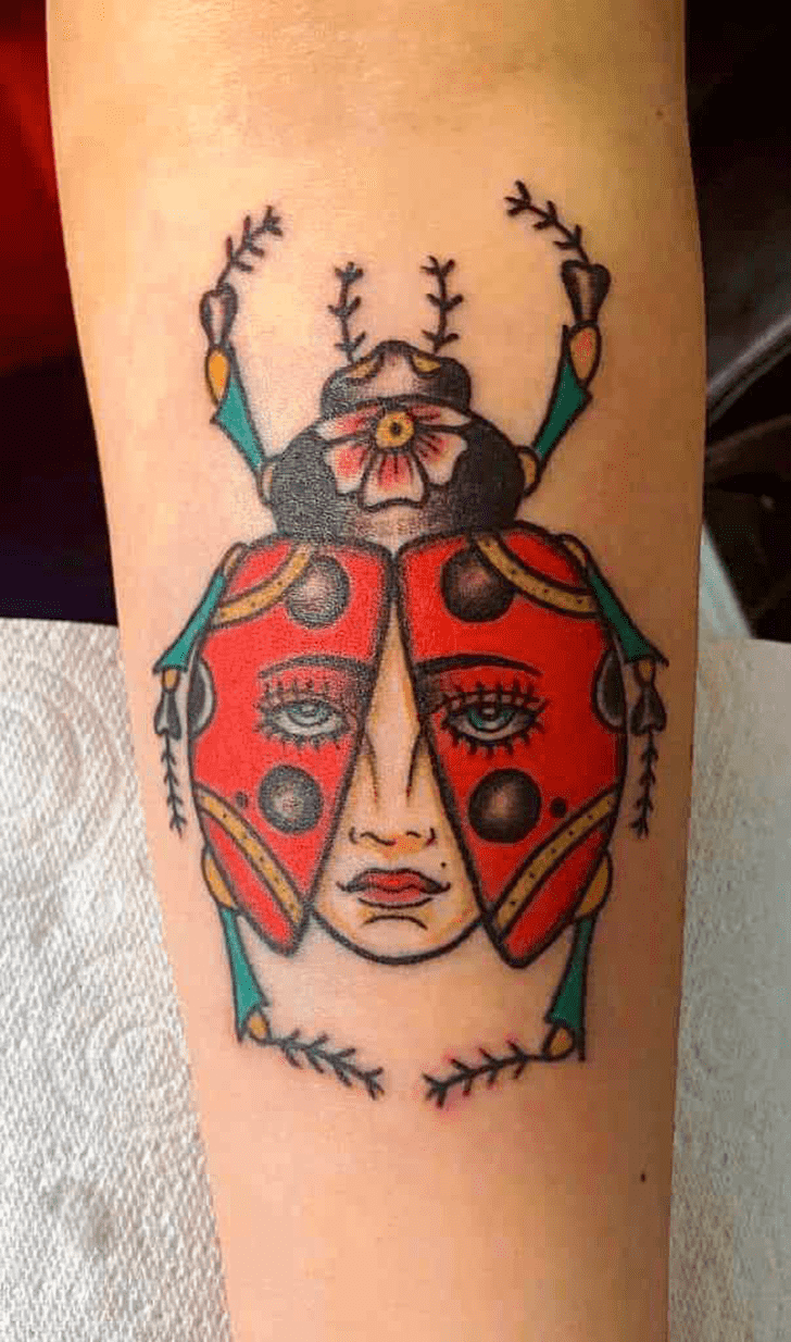 Ladybugs Tattoo Portrait