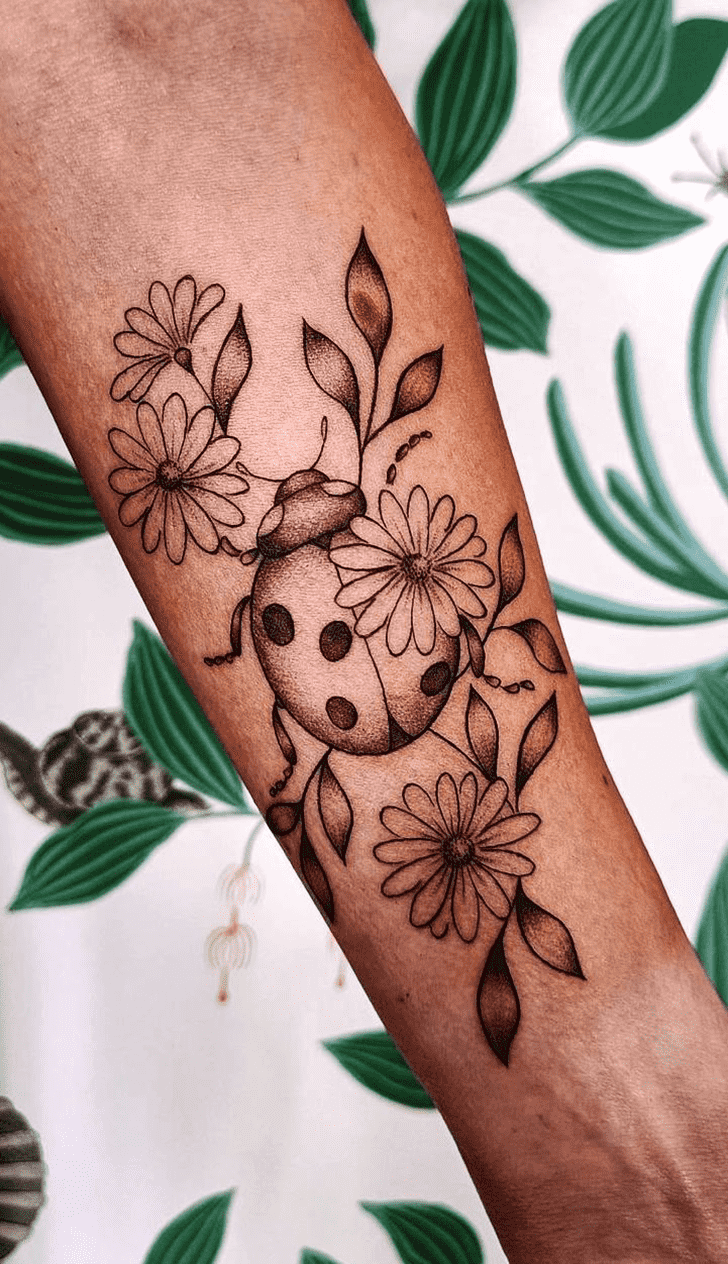 Ladybugs Tattoo Portrait