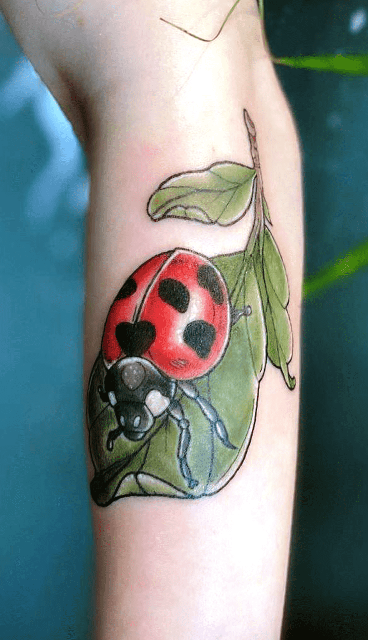 Ladybugs Tattoo Figure