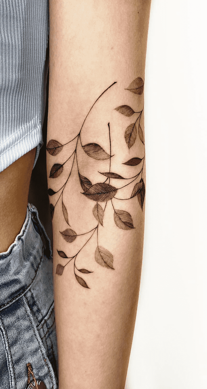 Leaf Tattoo Photograph