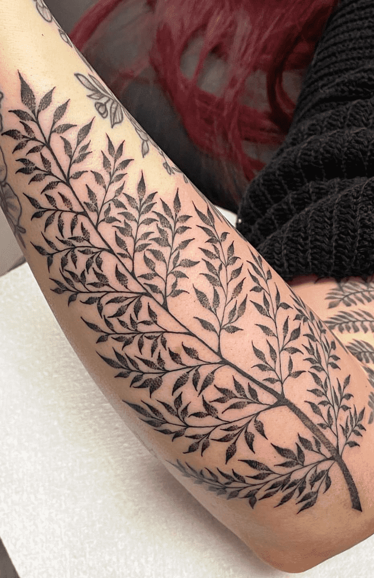 Leaf Tattoo Shot