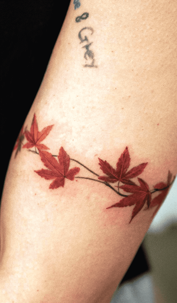 Leaf Tattoo Shot
