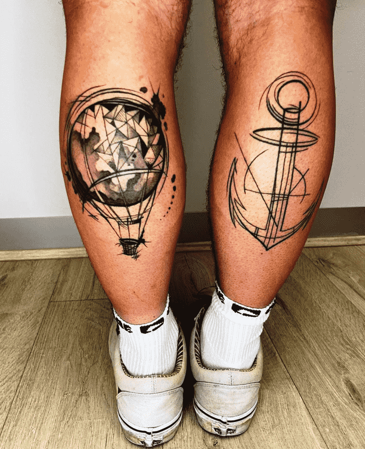 Leg Tattoo Shot