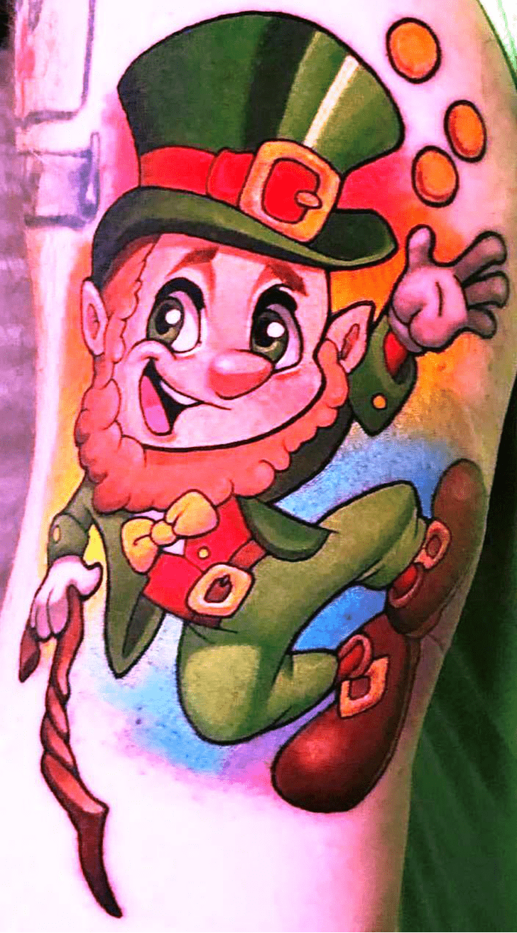 Leprechaun Tattoo Portrait