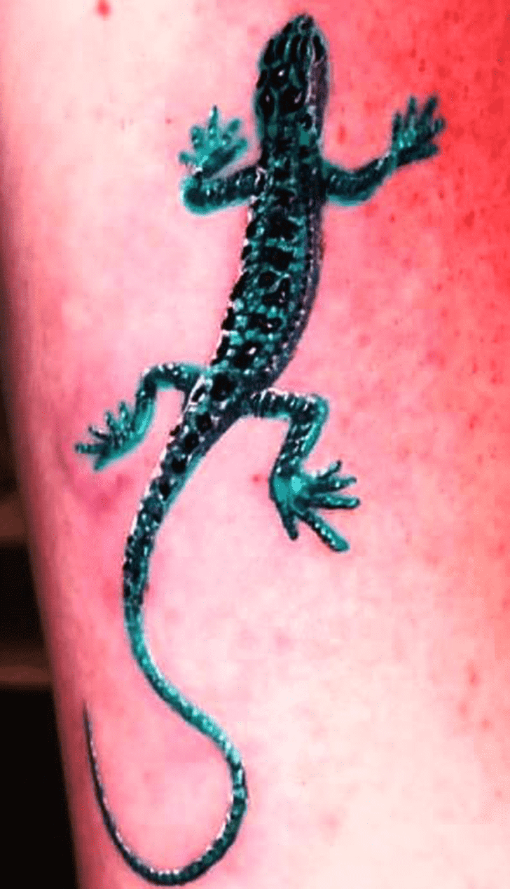 Lizard Tattoo Photograph