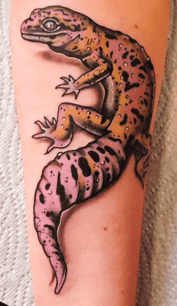 Lizard Tattoo Portrait