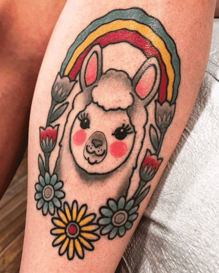 Llama Tattoo Design Image