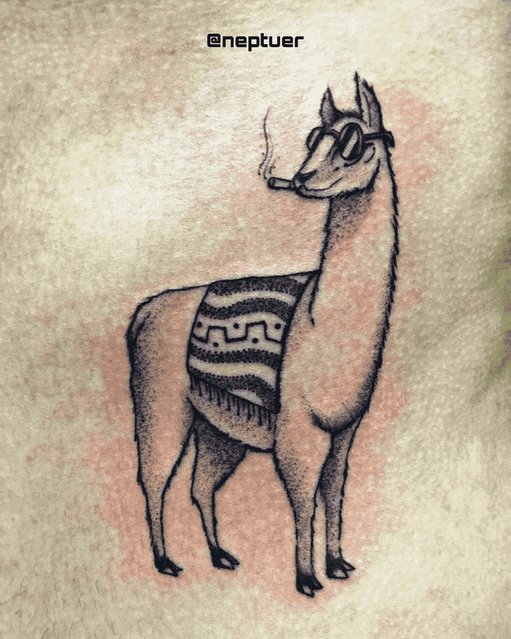 Llama Tattoo Photo