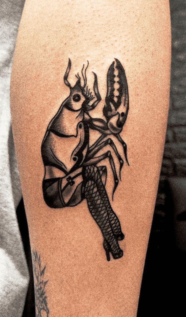 Lobster Tattoo Portrait