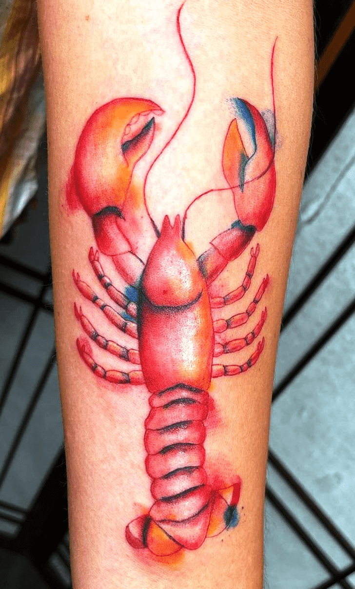 Lobster Tattoo Portrait