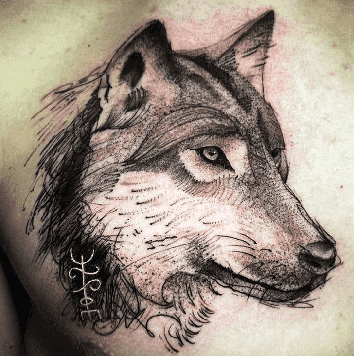 Lone Wolf Tattoo Picture