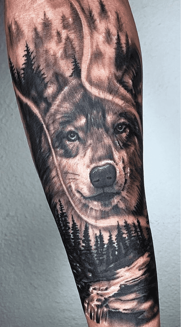 Lone Wolf Tattoo Snapshot