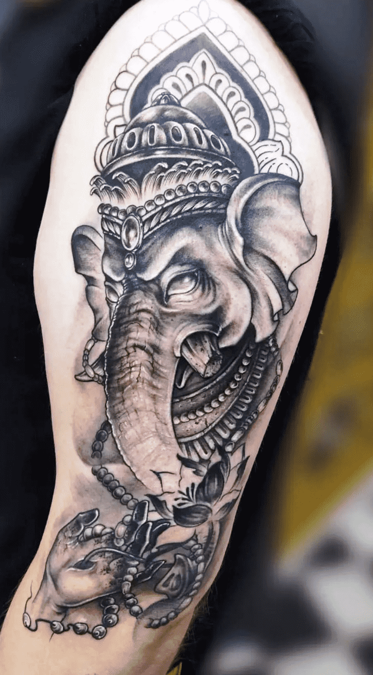 Lord Ganesha Tattoo Design Image