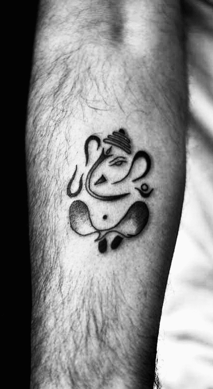 Lord Ganesha Tattoo Photograph