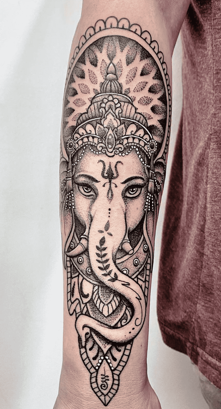 Lord Ganesha Tattoo Shot