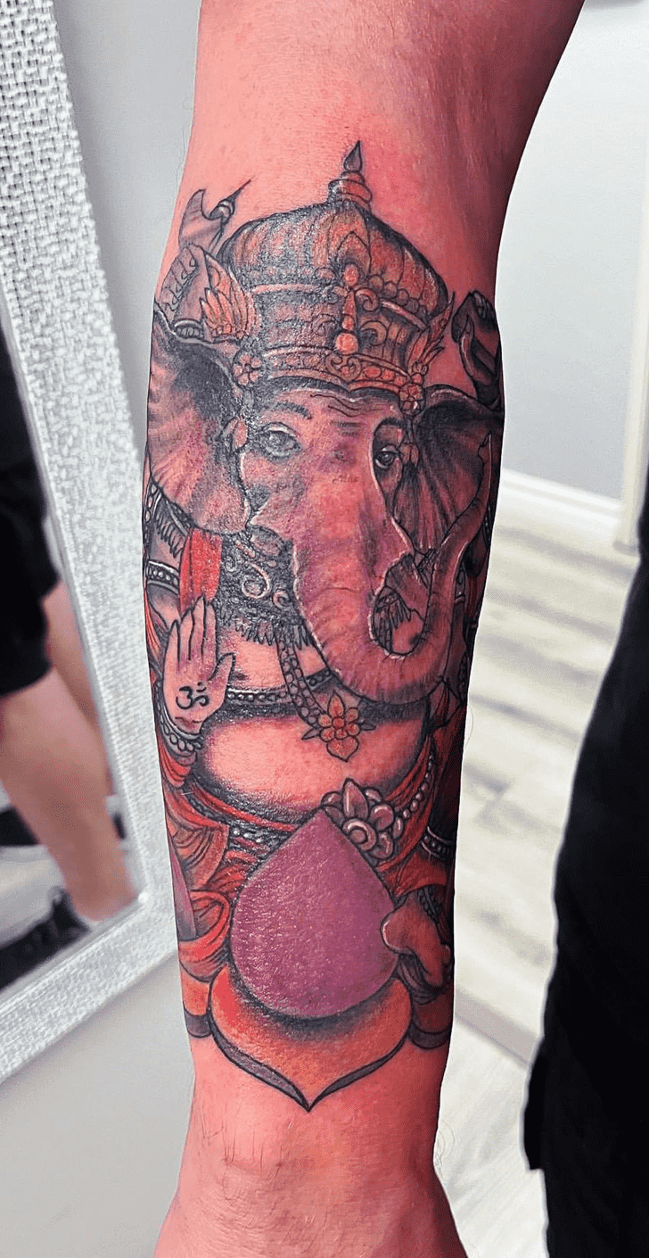 Lord Ganesha Tattoo Portrait