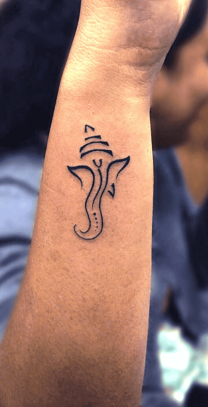 Lord Ganesha Tattoo Shot