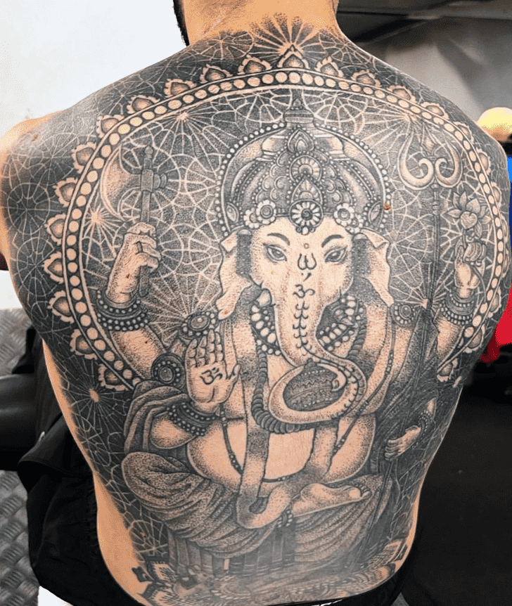 Lord Ganesha Tattoo Portrait