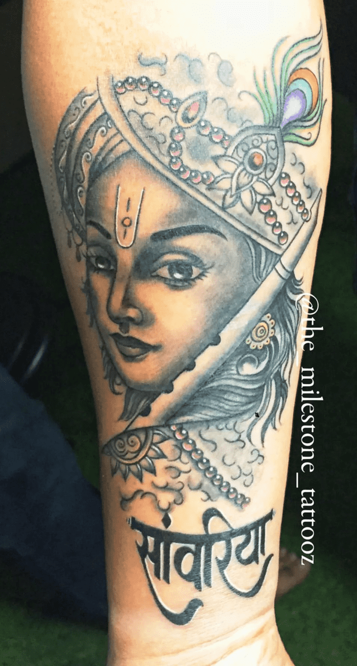Lord Krishna Tattoo Picture