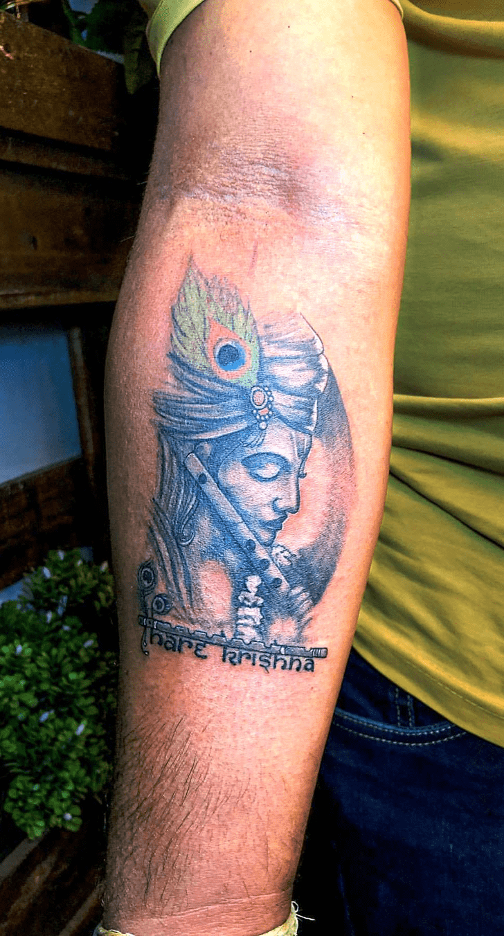 Lord Krishna Tattoo Snapshot