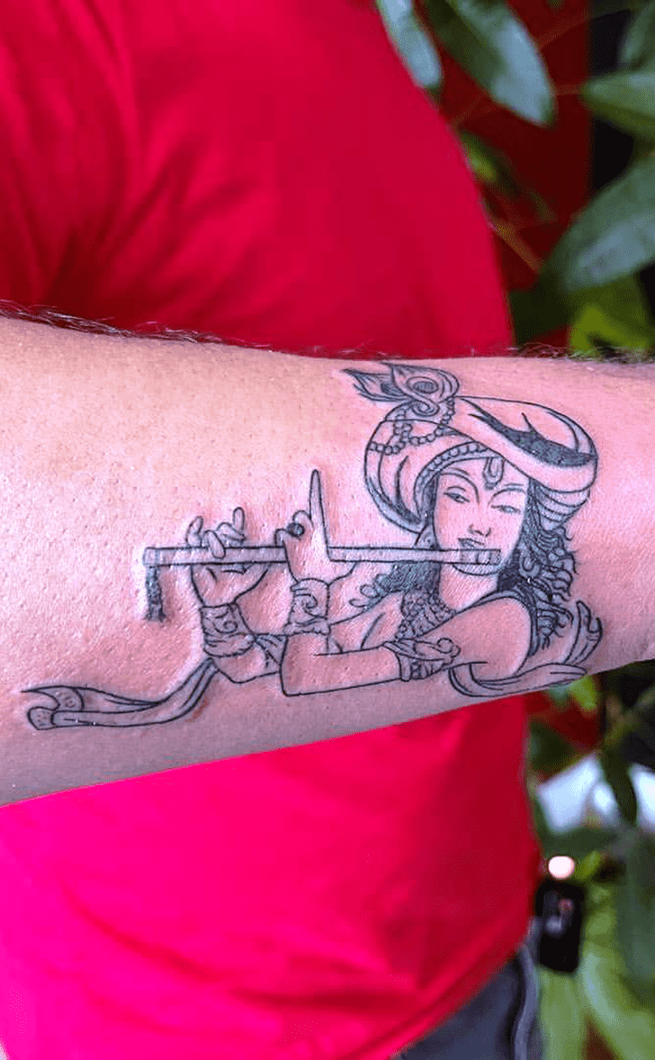Lord Krishna Tattoo Snapshot