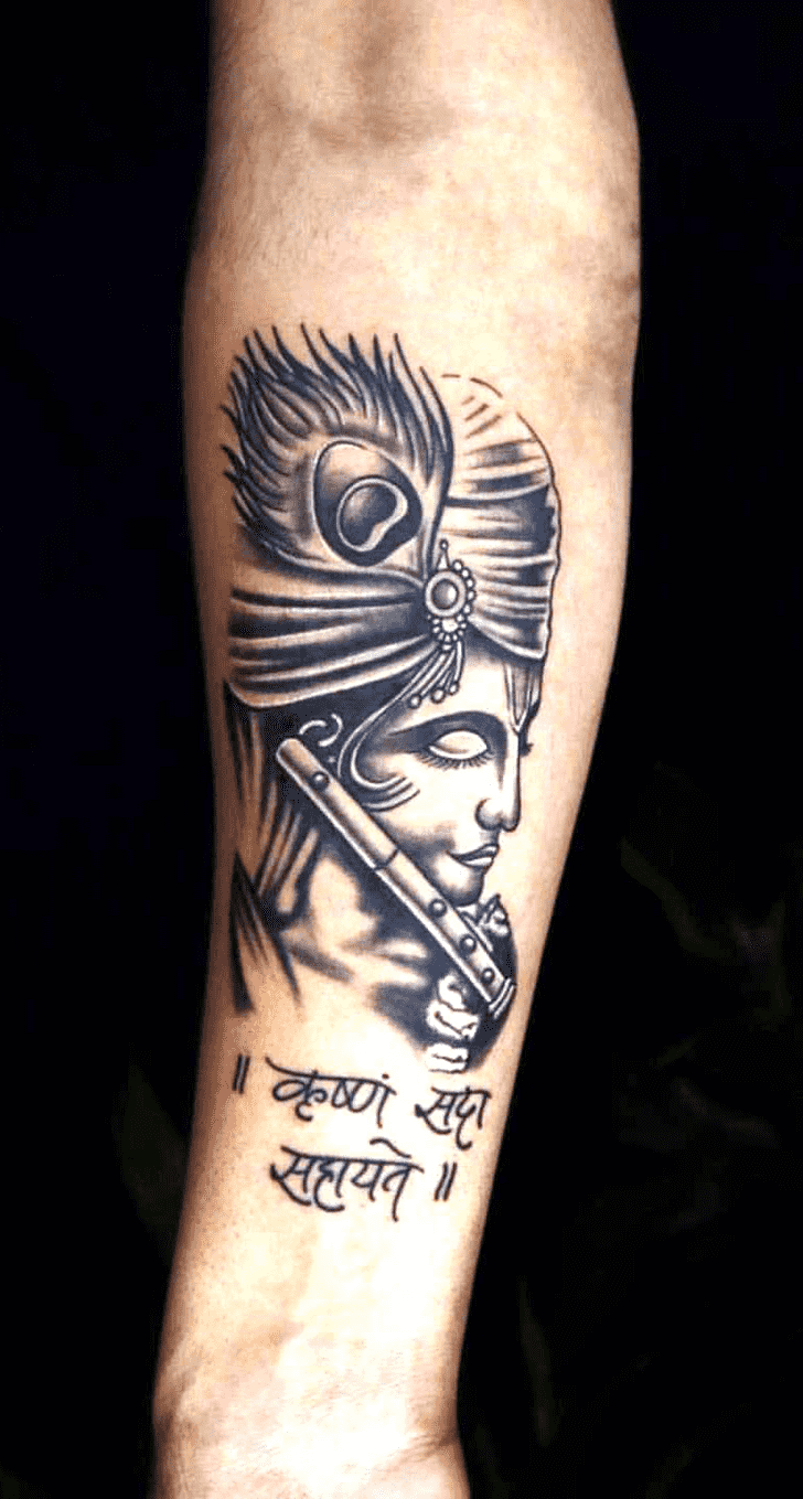 Lord Krishna Tattoo Photos