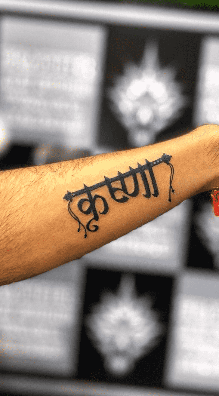 Lord Krishna Tattoo Photo