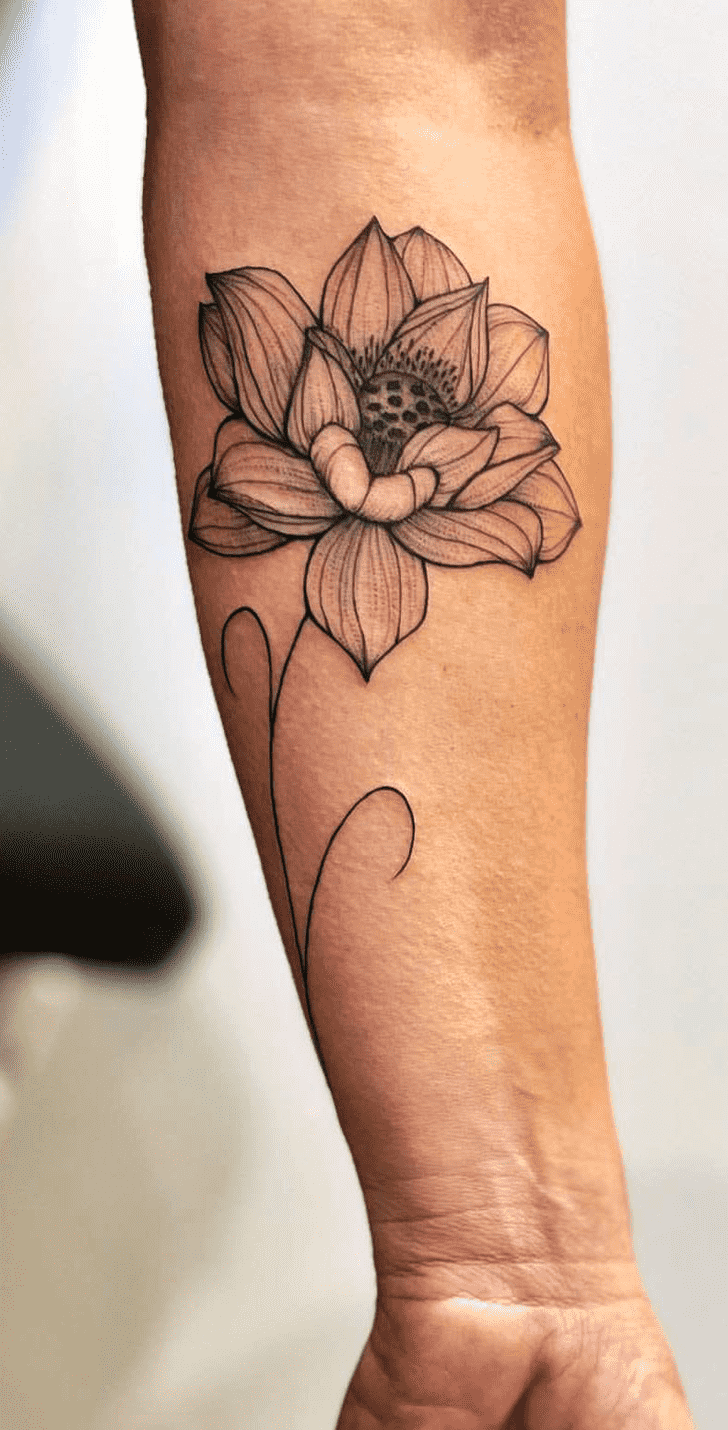 Lotus Tattoo Photograph