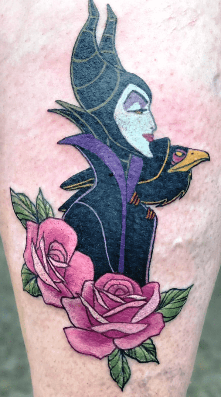 Maleficent Tattoo Shot