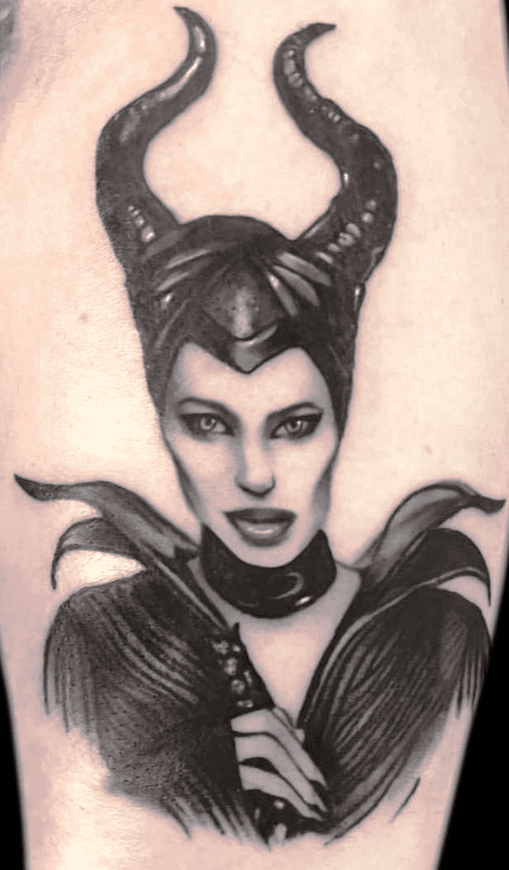 Maleficent Tattoo Figure