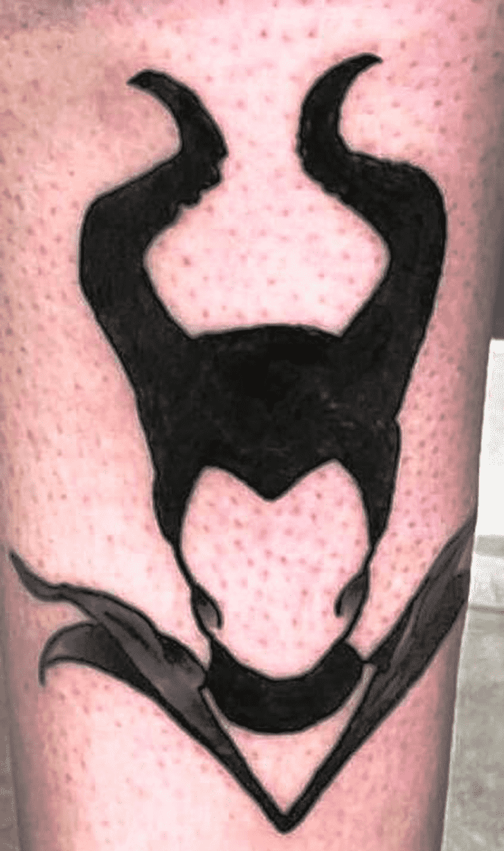 Maleficent Tattoo Portrait