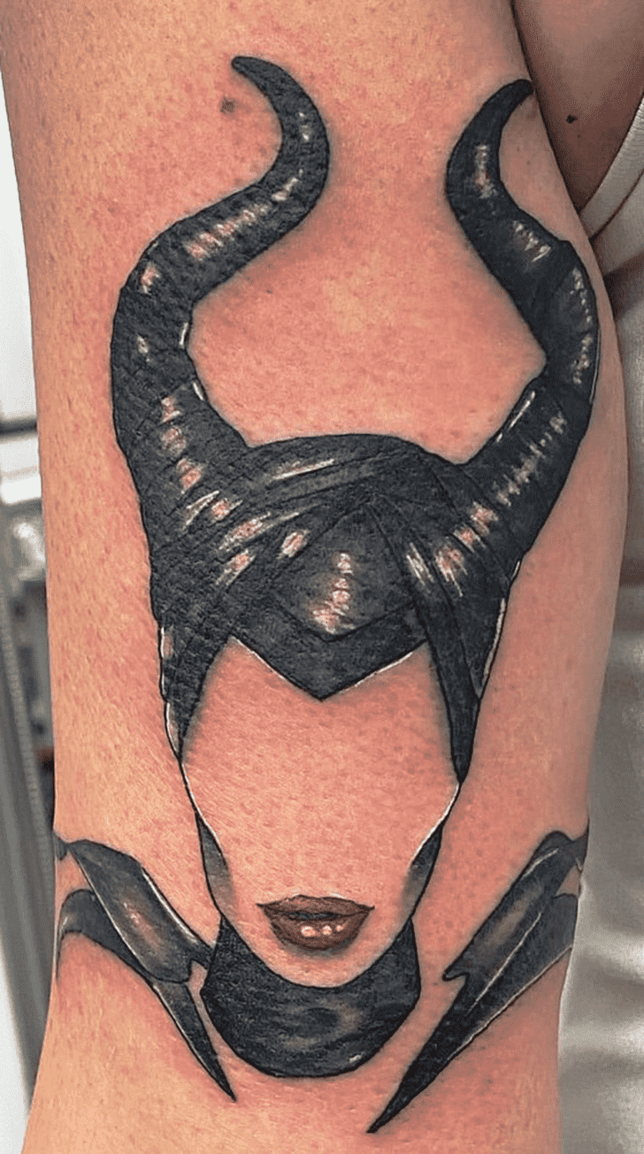 Maleficent Tattoo Shot