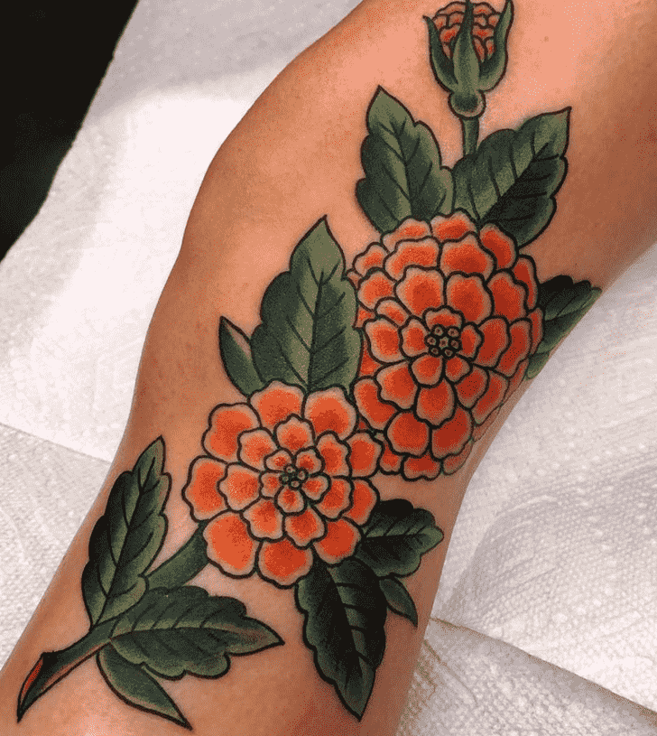 Marigold Tattoo Snapshot