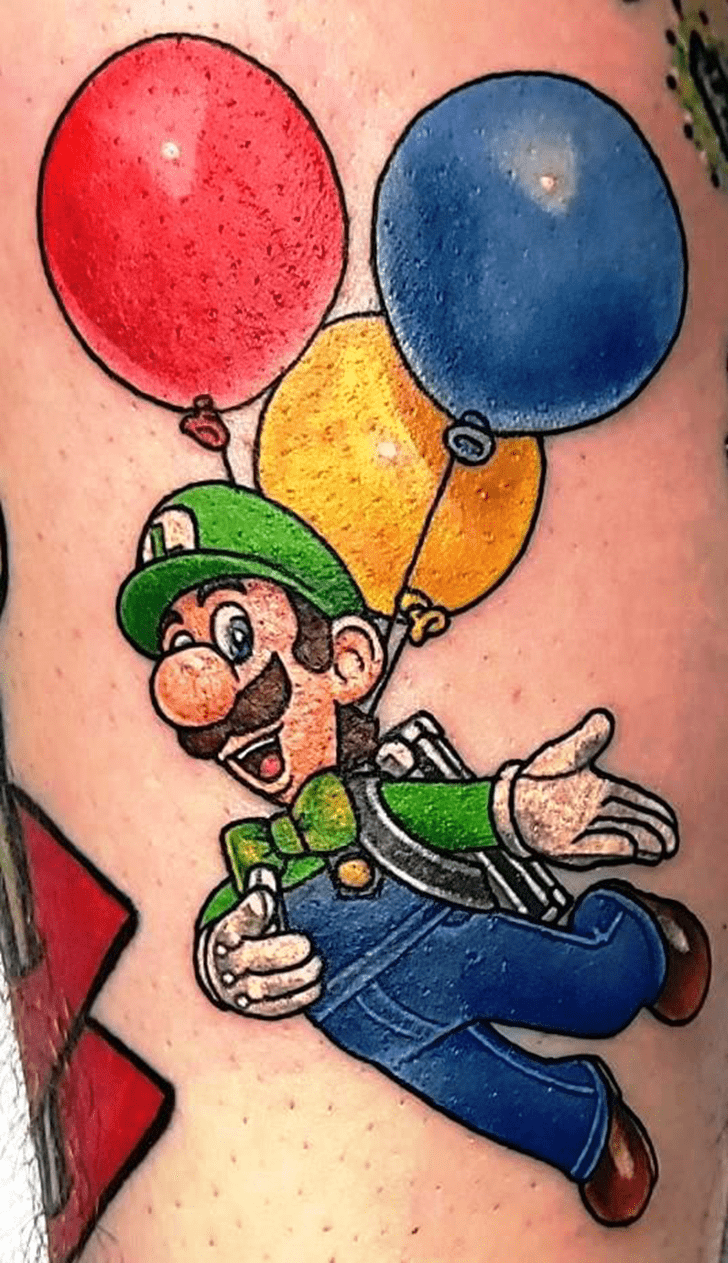 Mario Tattoo Portrait