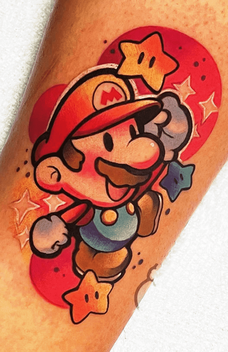 Mario Tattoo Snapshot