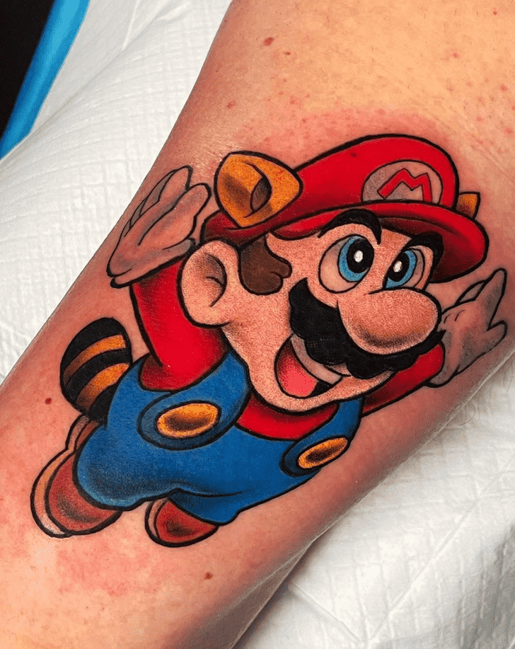 Mario Tattoo Figure