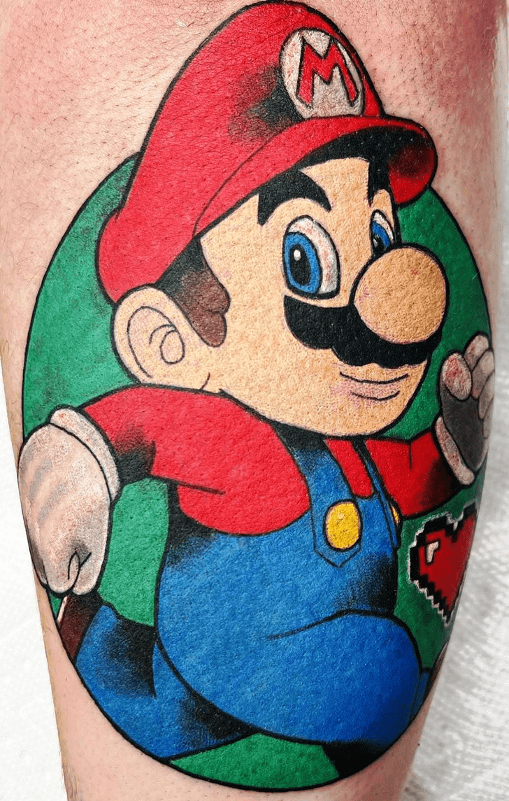 Mario Tattoo Figure