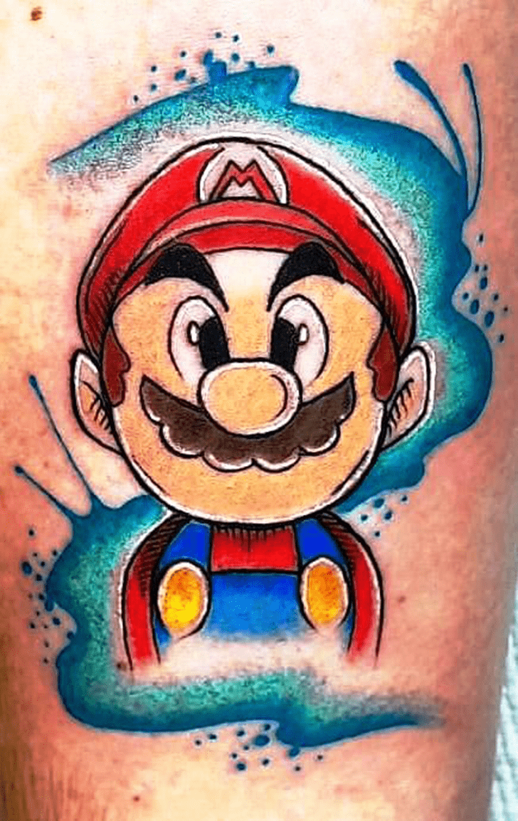 Mario Tattoo Portrait