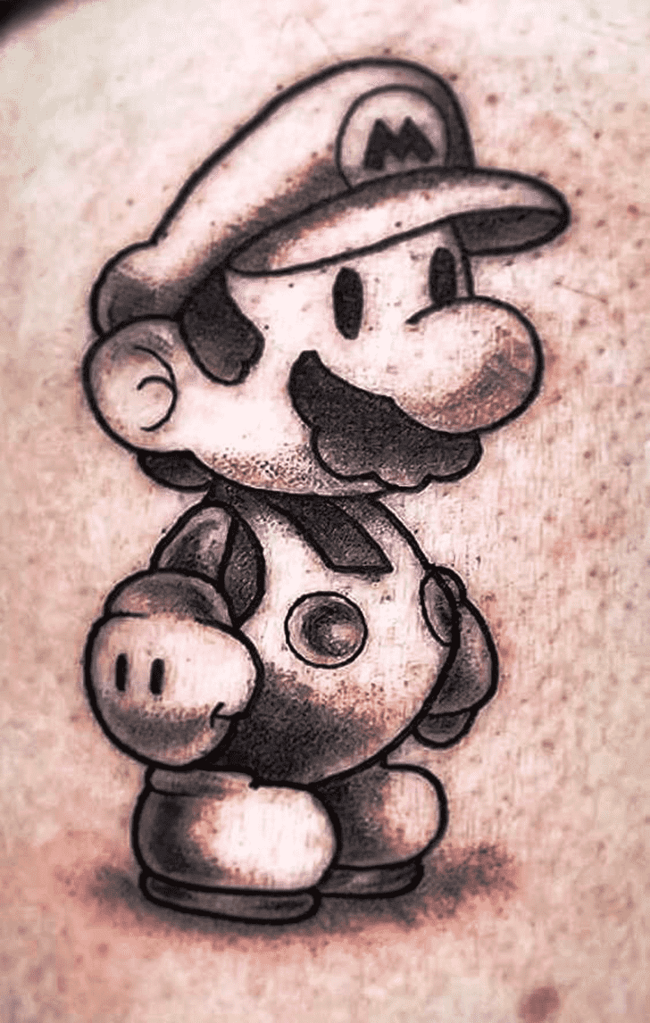 Mario Tattoo Ink