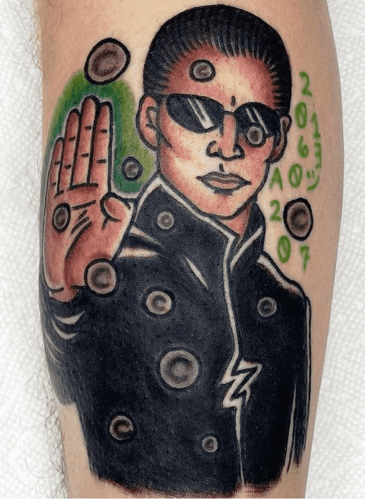 Matrix Tattoo Portrait