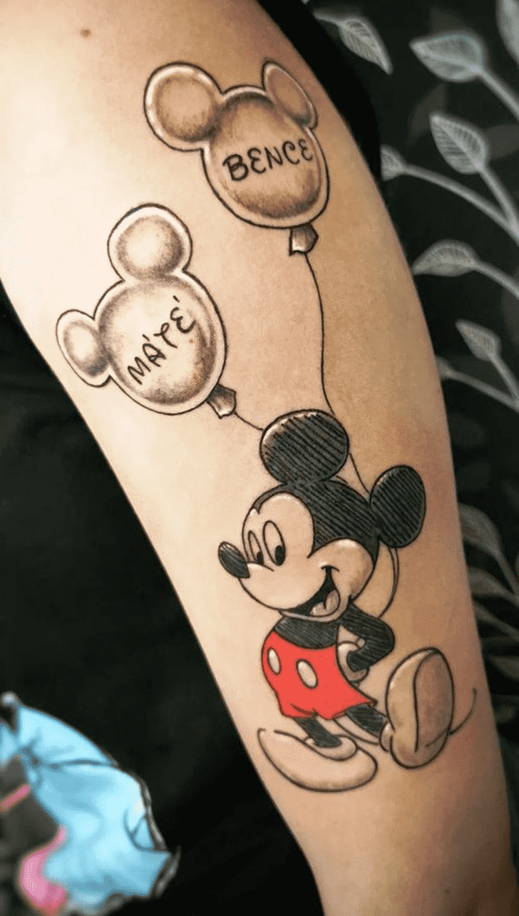Mickey Mouse Tattoo Portrait